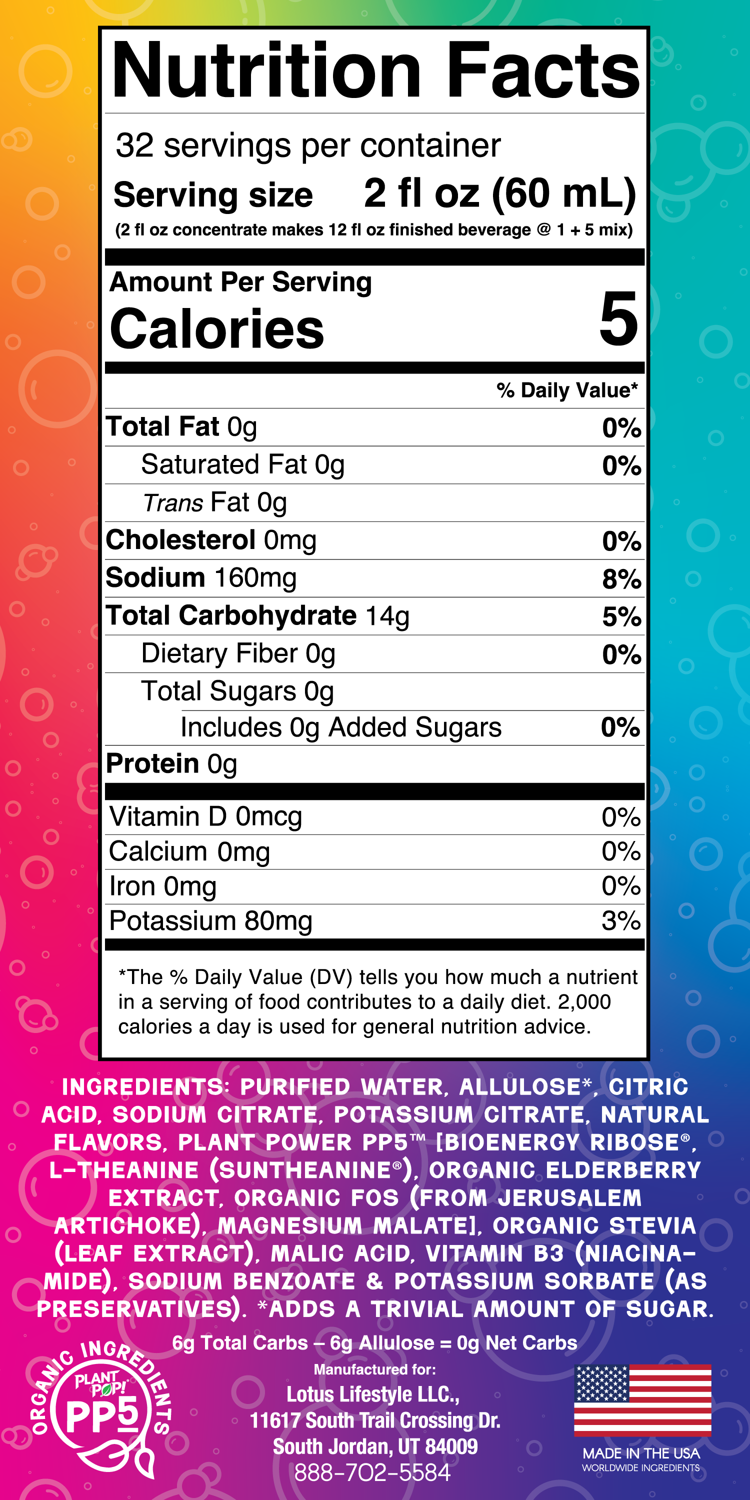 Plant Pop® Refresca (Light) Concentrate