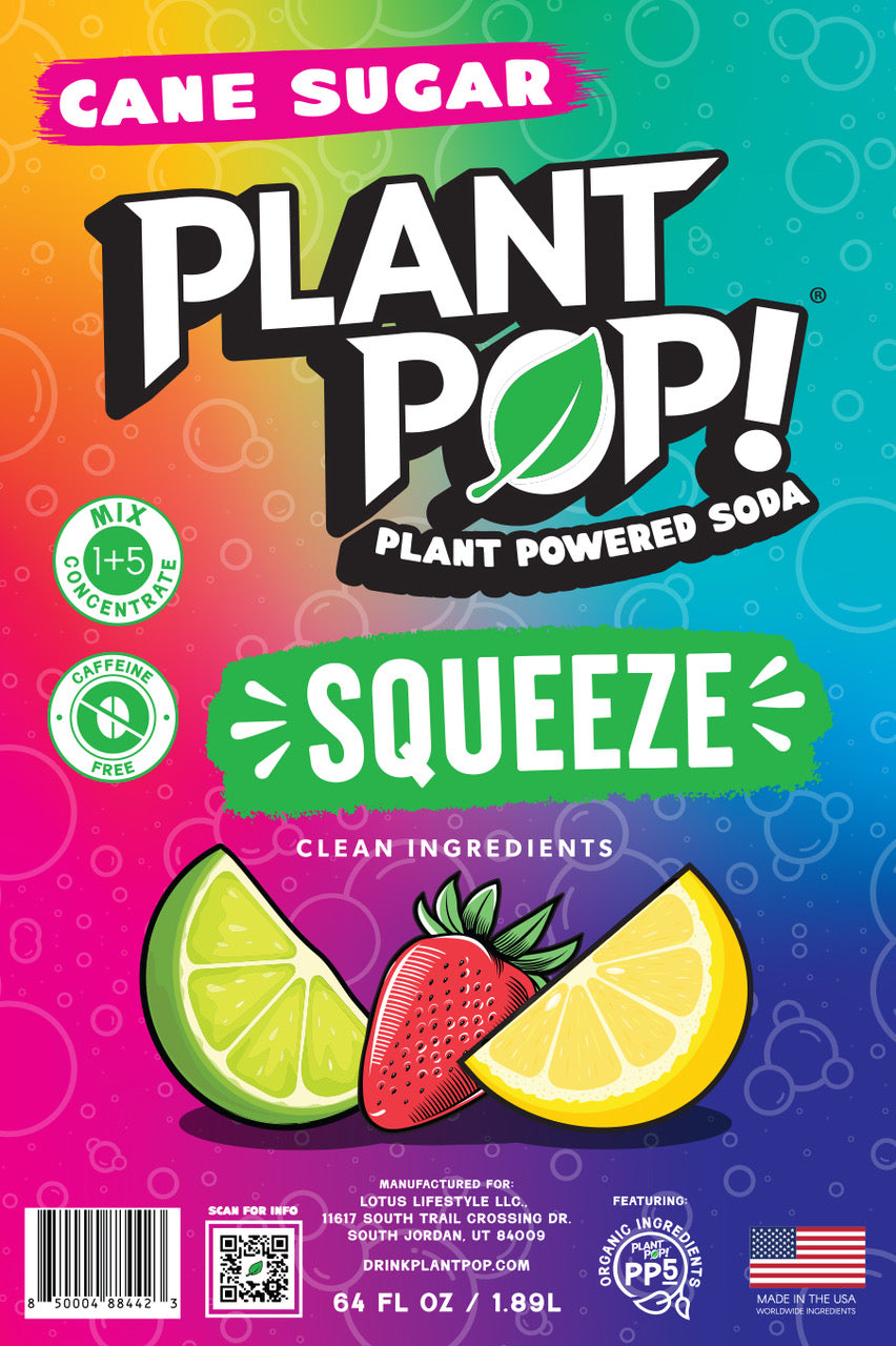 Plant Pop® Squeeze (Cane Sugar) Concentrate