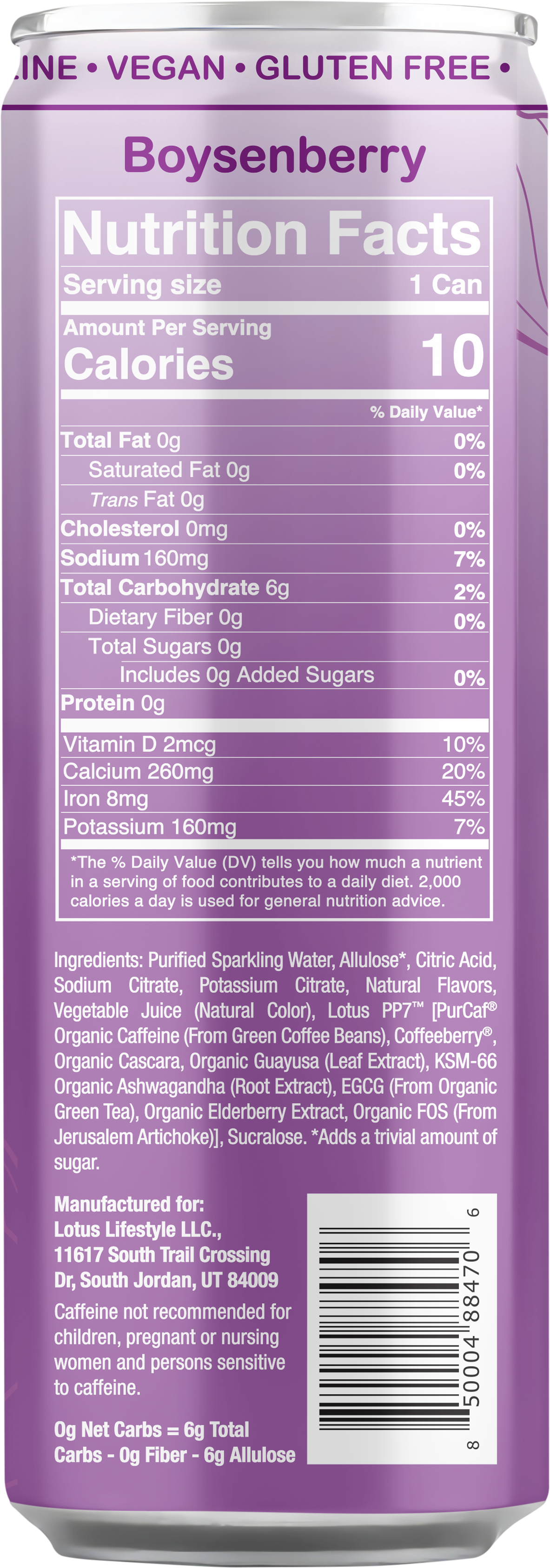 Purple Lotus Plant Power Drink™ (light)